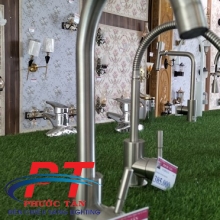 Vòi chén nóng lạnh số 6 phi 24 - Tay đũa - 304