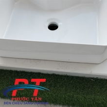 Chân đá 30cm (70X49) màu trắng