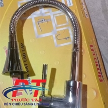 Vòi rửa chén mềm quả oval nóng lạnh SUS 304 amota