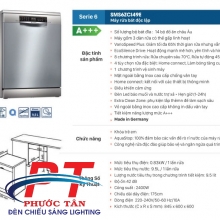Máy rửa chén BOSCH SMS6ZCI49E- Series 6 -14 bộ