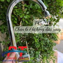 Vòi chén số 6 bi bóng đầu xoay 