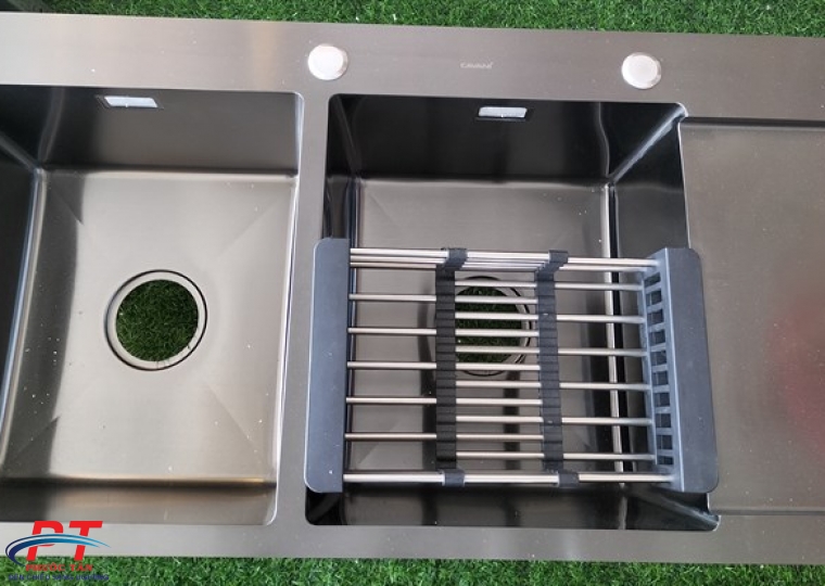 Chậu rửa chén Nano 100 x 48, 2 hộc 1 cánh