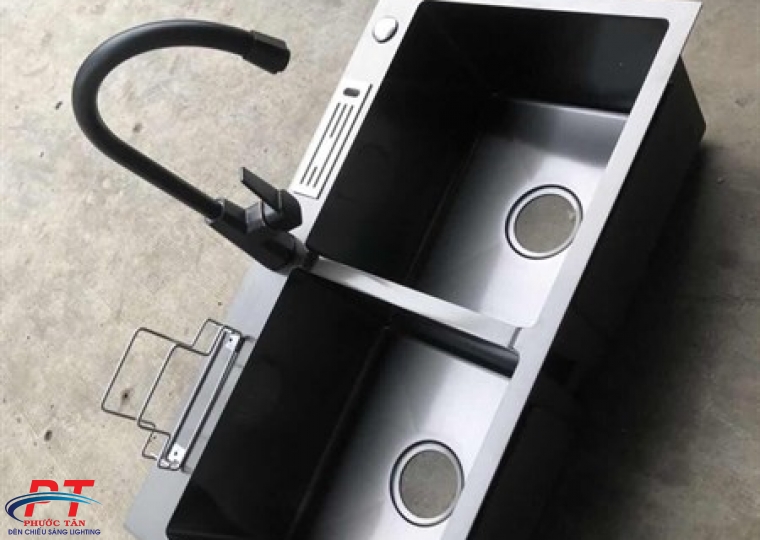 Chậu rửa chén Nano 8245 Vắt dao vắt thớt