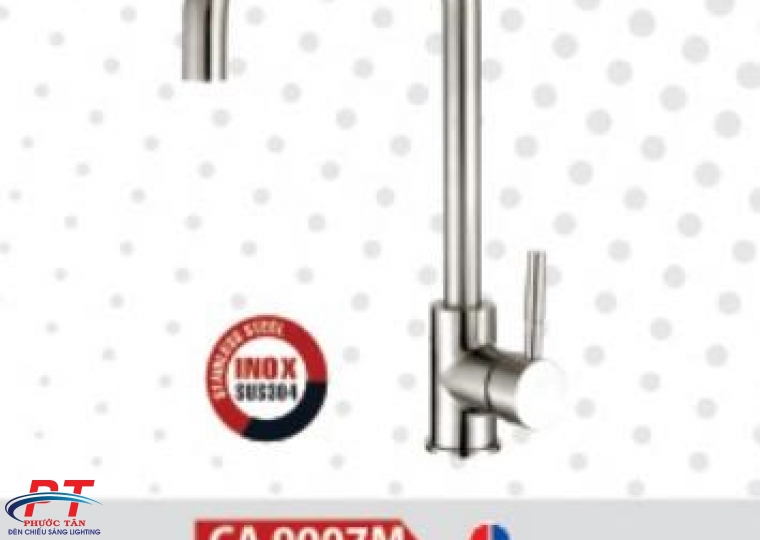 Vòi rửa chén nóng lạnh inox 304 mờ Caro
