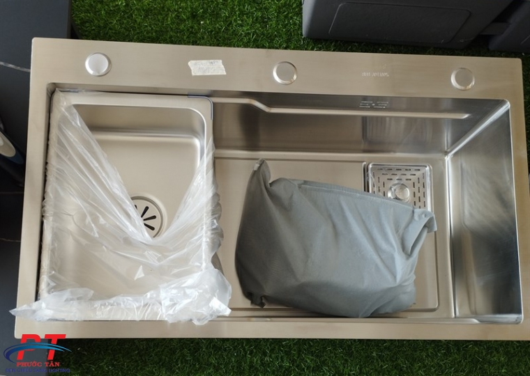 Chậu rửa chén đúc 78x46x304