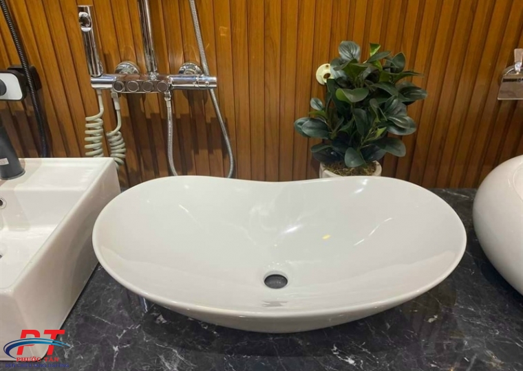 Lavabo thuyền trắng F05