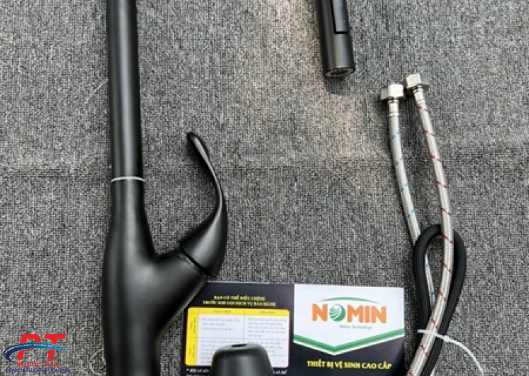 Vòi chén rút đen VC-F34D