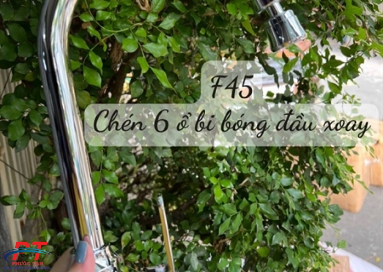 Vòi chén số 6 bi bóng đầu xoay 